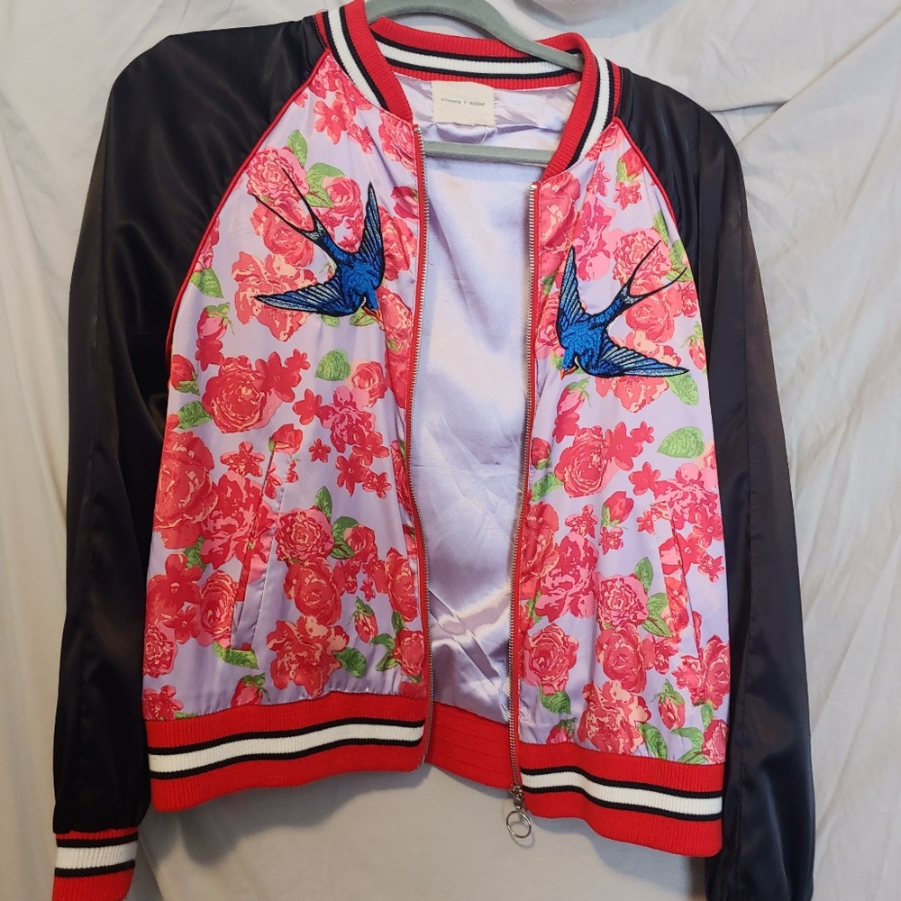Silk Printed Jacket
